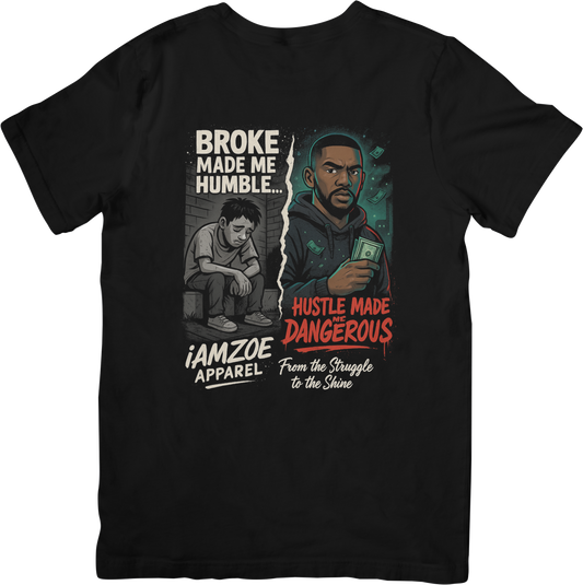 iAMZOE Apparel™ “From Struggle to Shine” Streetwear T-Shirt